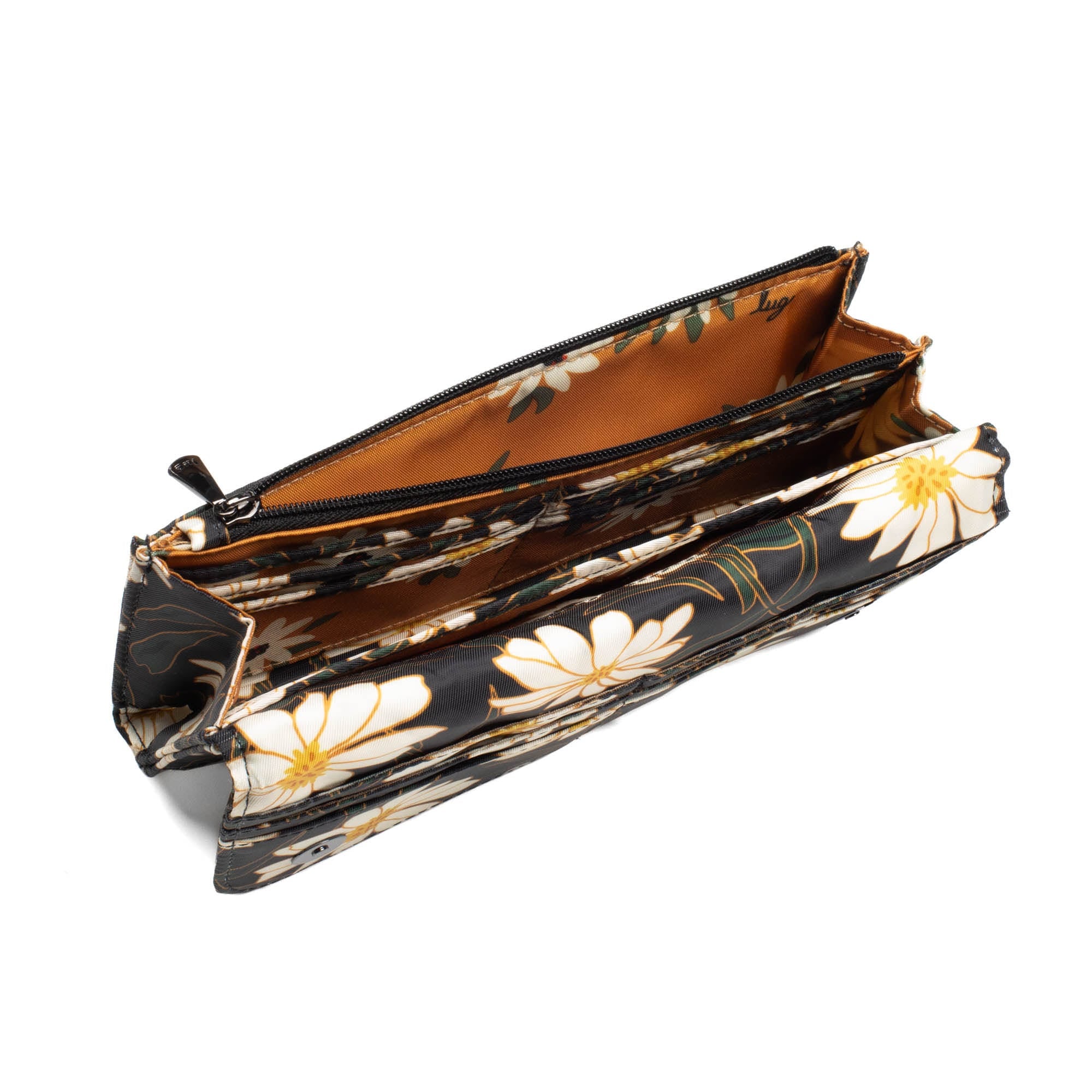 Throttle RFID Wallet - AUTUMN DAISIES - Throttle_AutumnDaisies_05